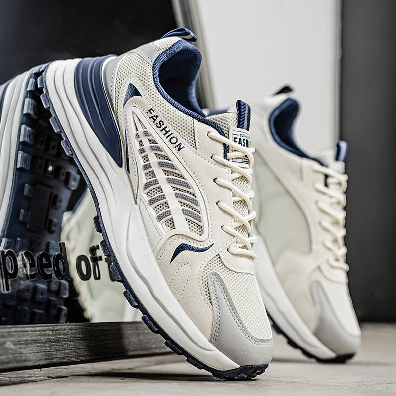 Oddychające buty sportowe z siateczki Męskie Modne Wszechstronne Buty Casual na Platformie Trendy Buty Wiosna Nowe