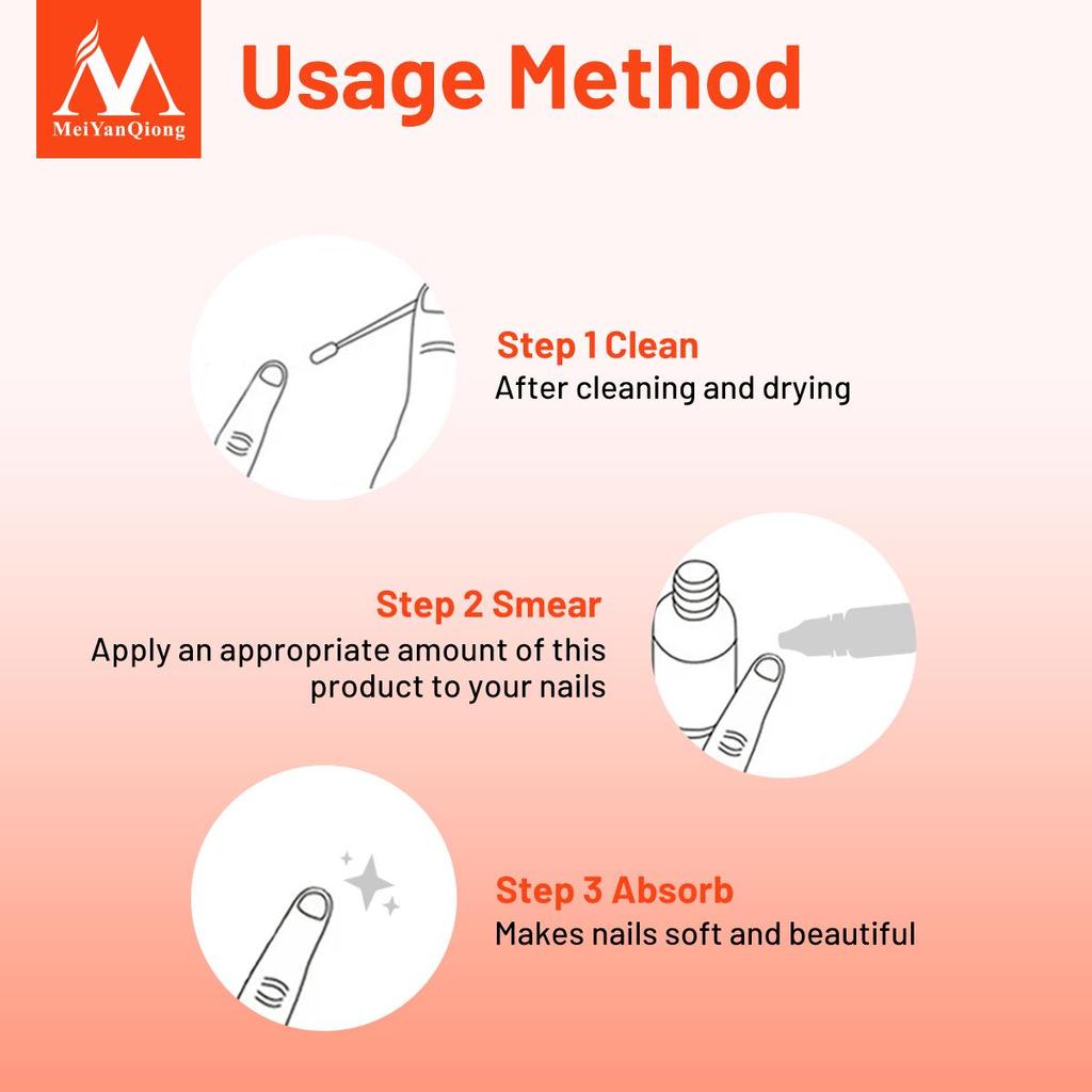 MeiYan Qiong Neglereparasjonsvæske - Styrker og gjenoppretter negler