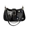 Y2K Spicy Girl Crescent Chain Denim Bag