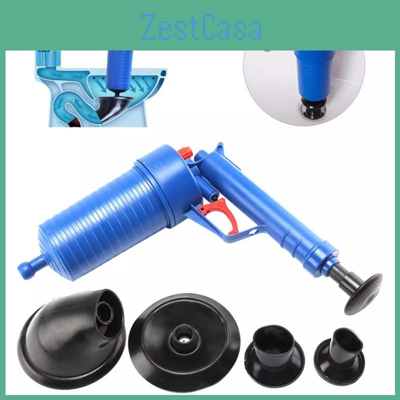 Mocny Niebieski Plastikowy Przepychacz do Toalety Domowe Narzędzie do Czyszczenia Odpływów Do Zatkanych Rur