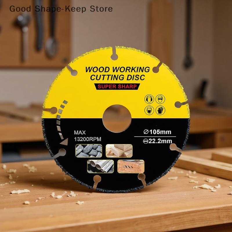 105/110/115/125mm Cutting Disk, Multitool Wood Cutter for Angle Grinder, Carbide Saw Blades