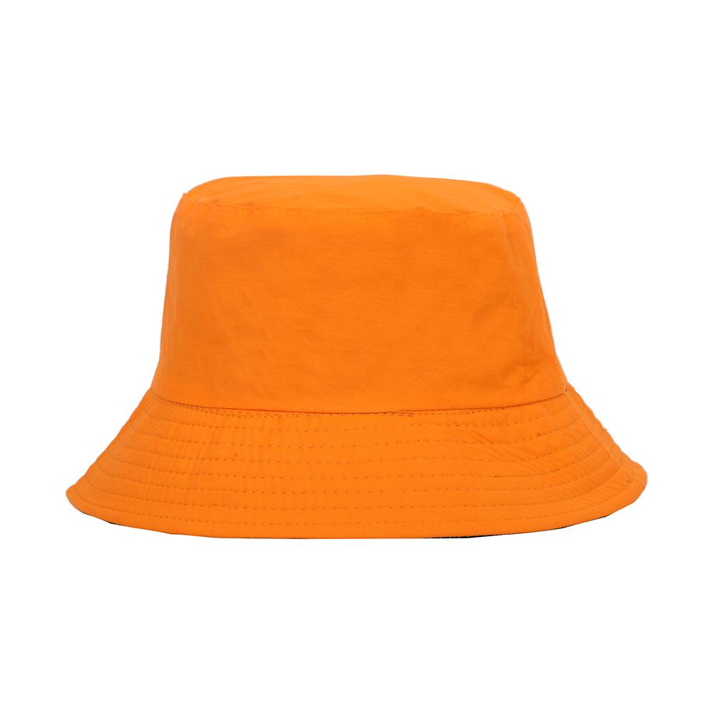 Bestickter Baumwoll-Bucket-Hat für Männer & Frauen – Doppelseitiger Outdoor-Sonnenhut