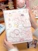 Cute Cat Cartoon A5 Leather Photo Album Binder – Loose-Leaf Refillable Card Storage Book for Kpop Fan Photocard Collection