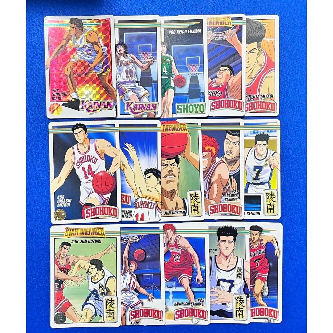 Slam Dunk Carddass 15 pieces set