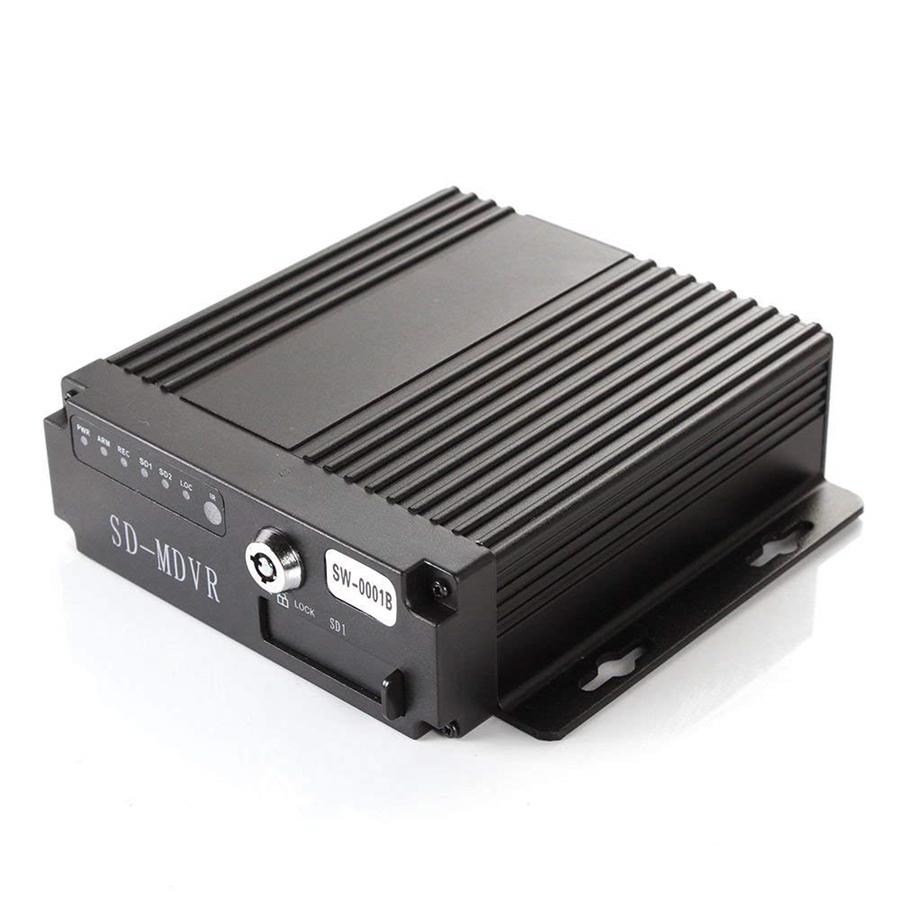 720P 4Ch Car Bus Dvr 4G Wireless Gps Realtime Video Recorder Box + 4X Ccd Camera