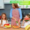 Watermelon Slicer Cutter Stainless Steel Color Non-slip Plastic Wrap Handle Not Hurt Hands Cantaloupe Kitchen Fruit Cutting Tool