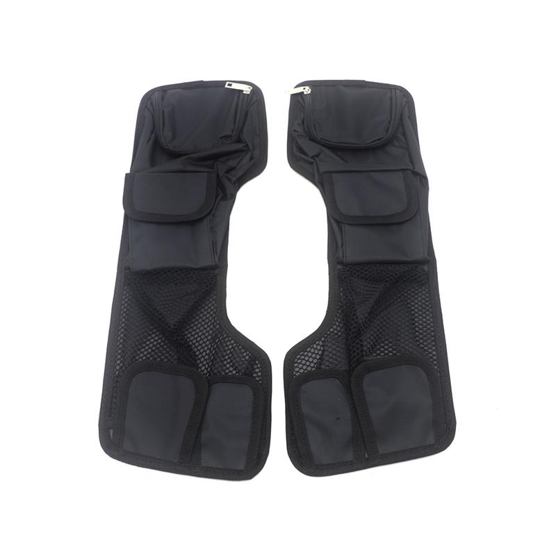 Motorcycle Black Hard Saddlebag Tour Pak Lid Organizer Internal Bag Set For Touring Models 1993-2013