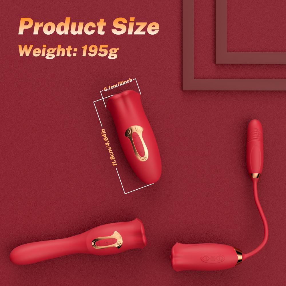 Realistic Dildo Vibrators Sex Toy For Women Tongue Licking Sucking G Spot Vibrator Nipple Clit Clitoral Vibrations Stimulator
