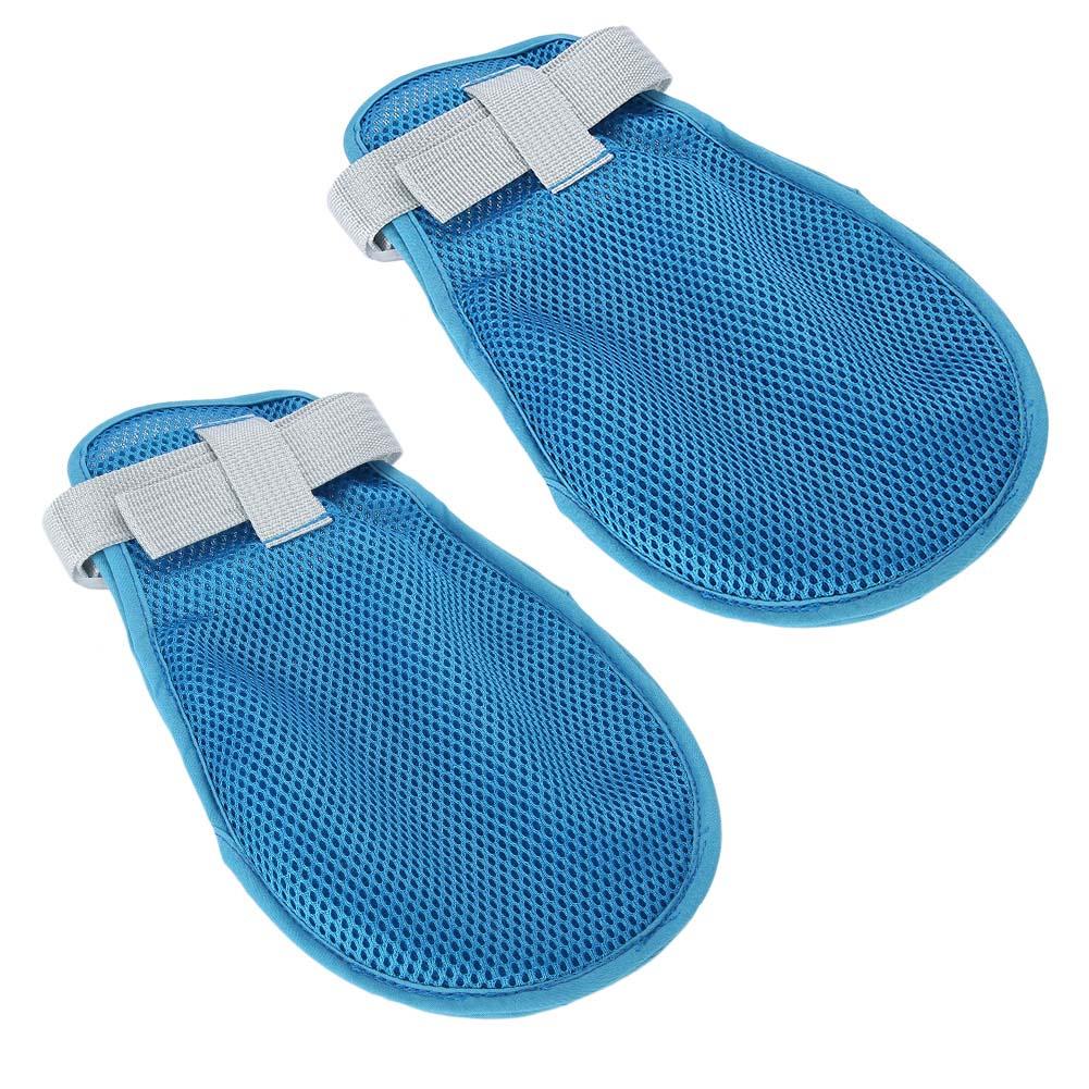 2 Stück Fesselhandschuhe Fingerkontroll-Fäustlinge Handinfektionsschützer Finger Hand Fixierhandschuhe