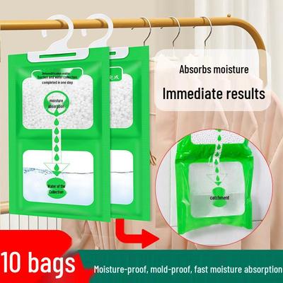 Indoor Hanging Dehumidifier Bag - Moisture Absorber & Anti-Mold Wardrobe Essential for Rainy Seasons