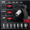 21V Electric Right Angle Ratchet Wrench with Lithium Battery for Auto Repair and Installation