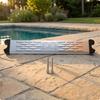 Pool Ladder Step Plate Textured Anti-Slip Step Plate Outdoor Hardware Corrosion Resistant