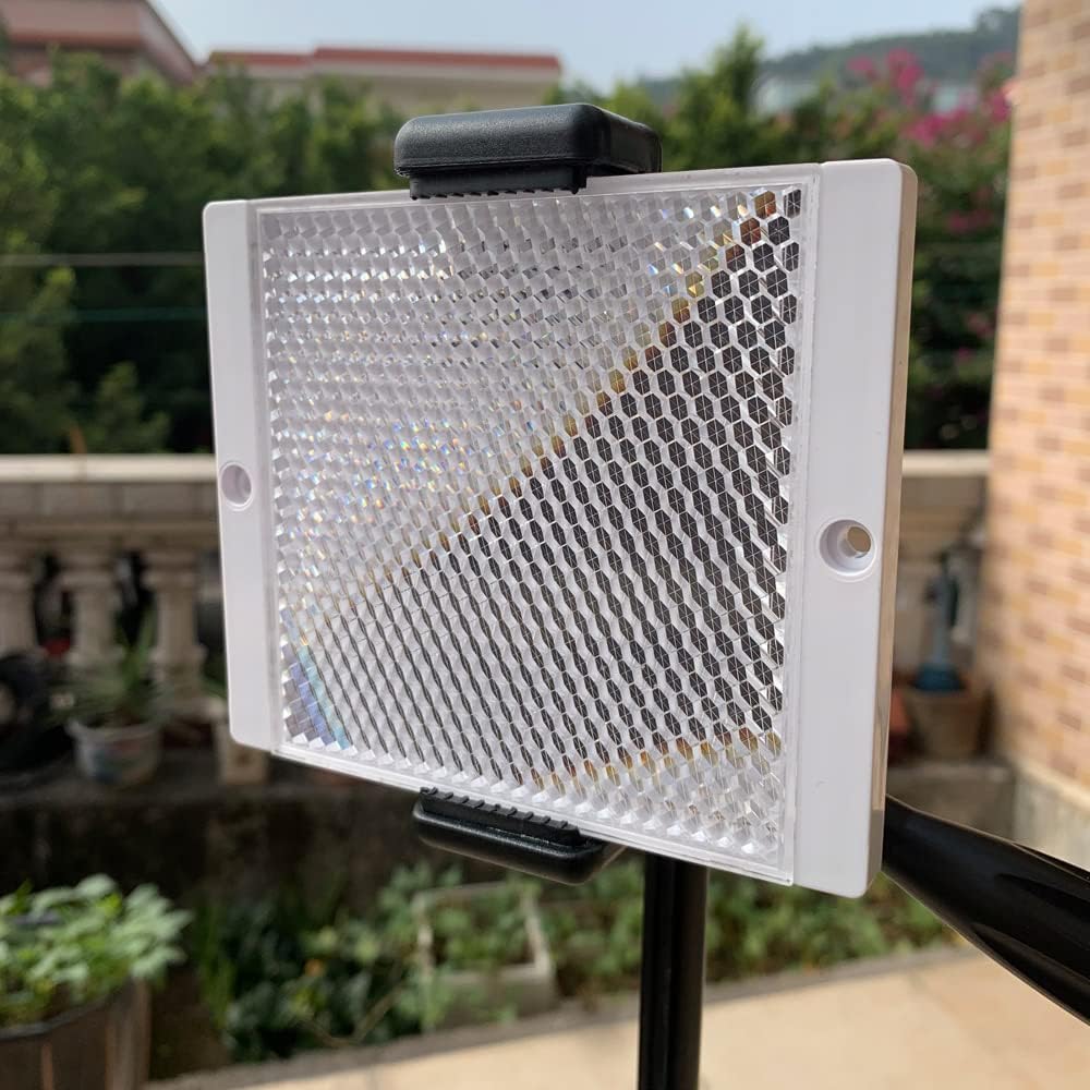 PC Plastic Reflector for Photoelectric Sensors - 100mm X 100mm, Suitable for Infrared and Laser Sensors (1 Pack of 2pcs)
