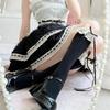 Lace Lace Calf Socks Japanese Lolita Socks Women'S Autumn Thin White Stacked Socks Bow Mid-Leg Socks