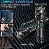 Rechargeable Flashlight Super Bright Portable Torch Lamp Ultra Long Range High Power Outdoor Emergency Camping Hiking Lantern Light
