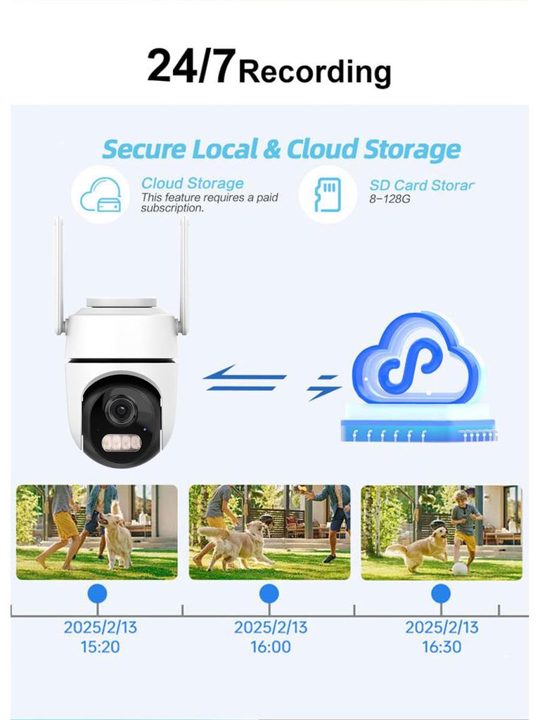 iCsee Outdoor HD WiFi Surveillance Camera 1080p