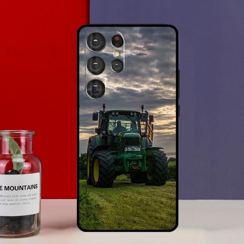 Farm Vehicle Tractor Funda Case For Samsung Galaxy S25 Ultra S9 S10 S20 FE S21 S22 S23 Plus S24 Ultra Phone Cover