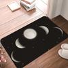 Non-slip Rug Washable Lunar Eclipse Printed Entrance Door Mat Simple Living Room Bedroom Kitchen Rug