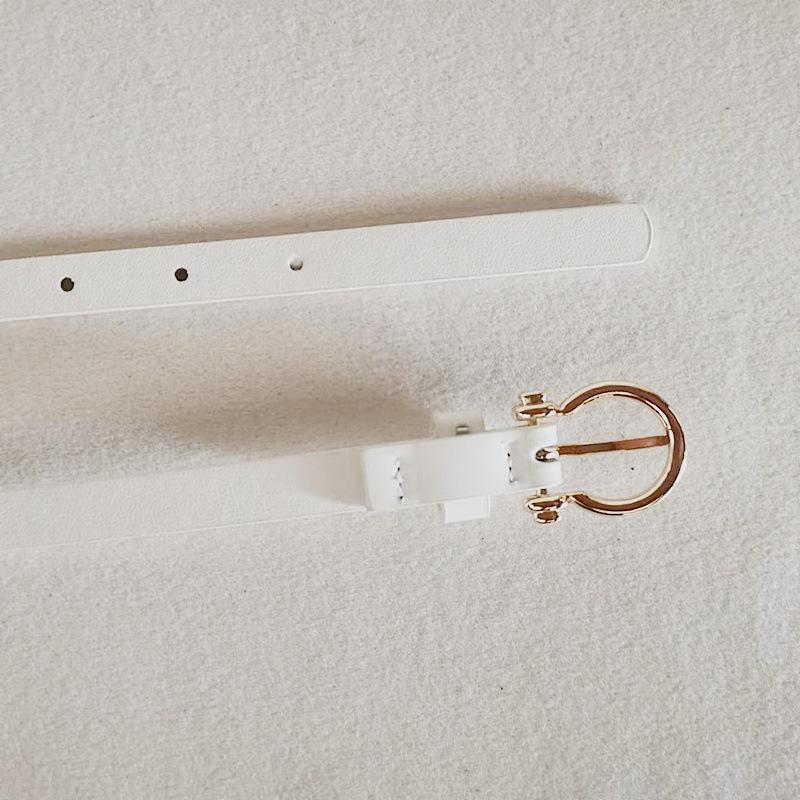 This Is A New Style of Leather Waist Accessory for Women's Jeans with A Belt, Featuring A High-end Brown Fashion and Versatile Decoration