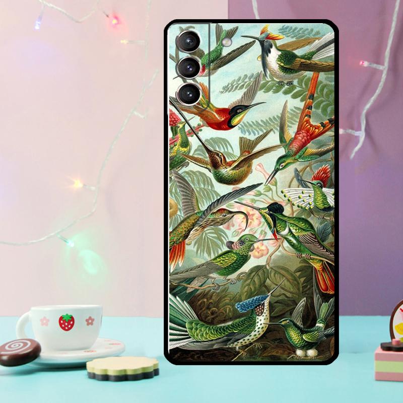Kolibrie Telefoonhoesje Voor Samsung Galaxy S25 Ultra S20 S21 S22 S23 S24 Plus S9 S10 S24 FE S25 FE Cover For Galaxy S24Ultra