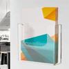 Transparent Wall-Mounted File Organizer Single Layer File Rack Magazine Rack  Office Supplies