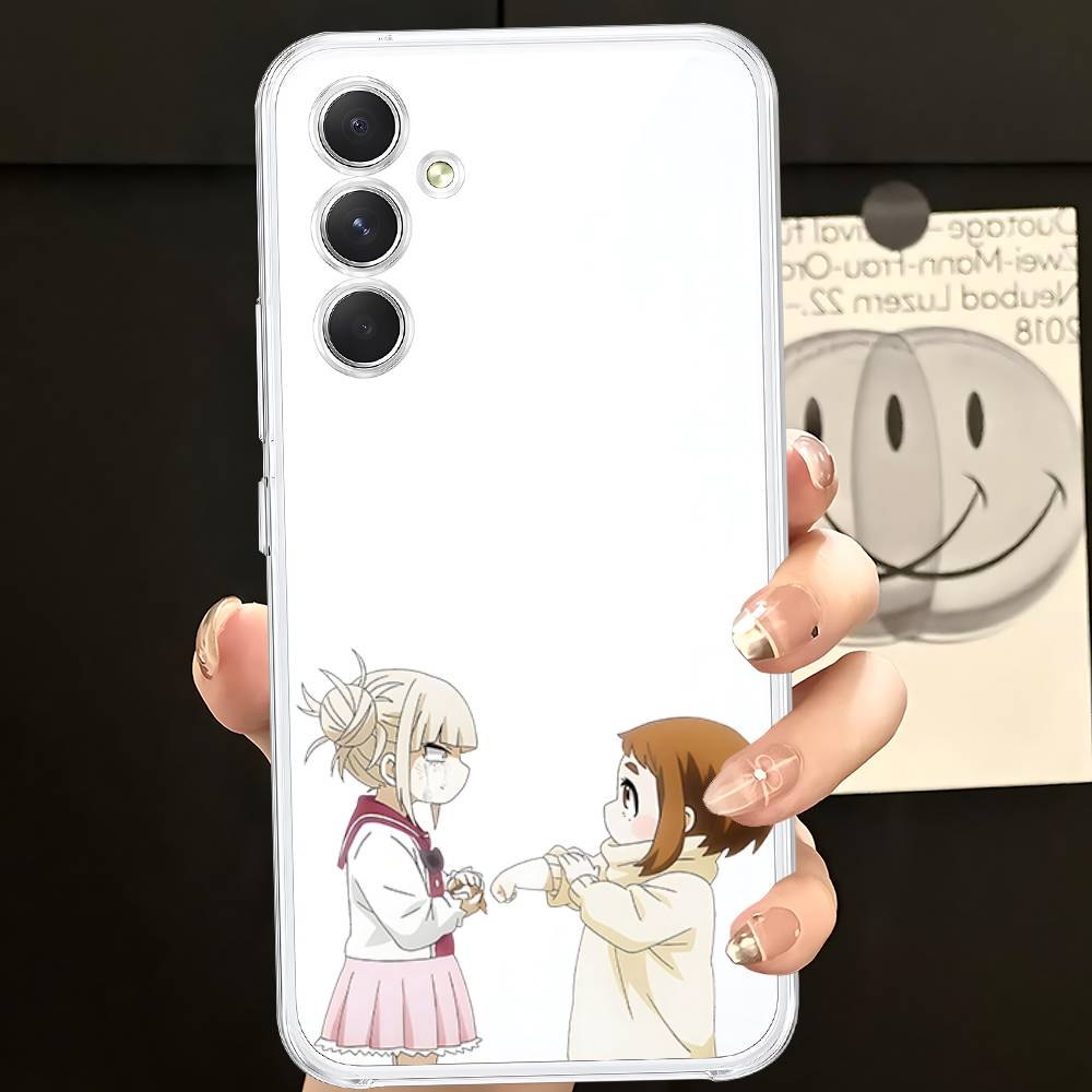 H-Himiko T-Toga HD Clear Transparent Phone Case For Samsung Galaxy A52,A12,A51,S24,S23,S22ULTRA,S21 Edge,S20LITE,Plus,U