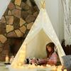Wilwolfer Kids' Teepee Tent, Toy House, Easy Assembly, Portable Secret Base, Birthday or Christmas Gift (White)