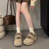 Damenpelz Eine Dicke Sohle Winterpelzmund Leicht Warm Schneestiefel Rutschfest Verschleißfest Lässige Sneaker Baumwollstiefel
