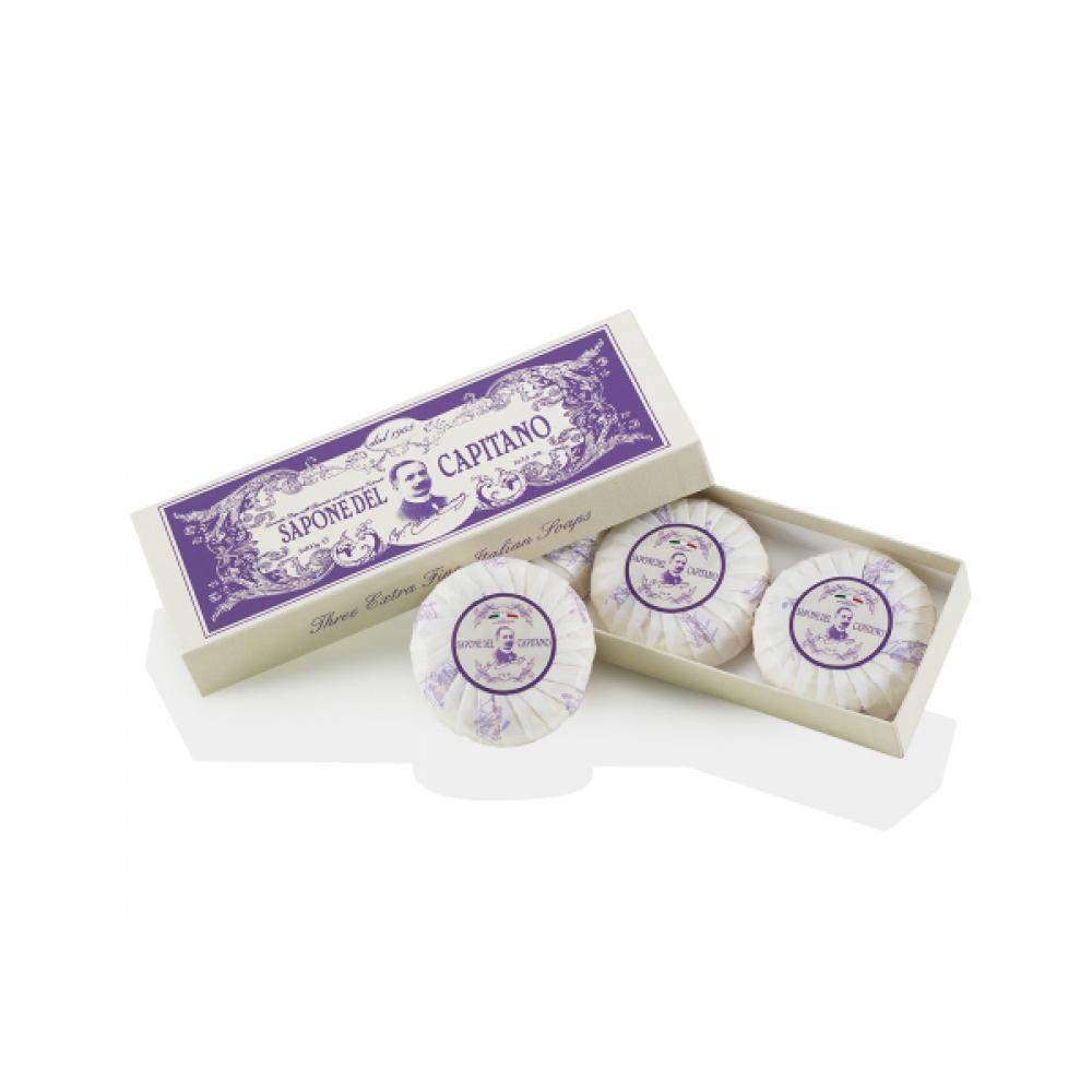 Pasta Del Capitano 1905 Capitano Lavender Premium Soap Set NONE
