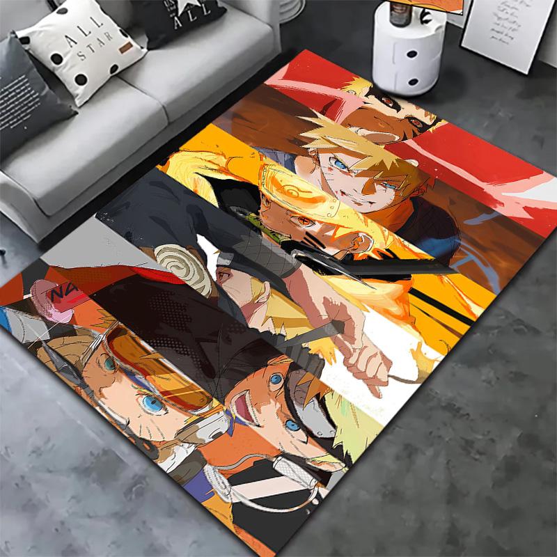 Naruto Evolution Carpet Rug For Living Room Bedroom Home Sofa Decoration,kids Play Nonslip Floor Mat