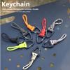 Multifunktionaler Dreieck-Karabiner 7-Strängiges Anti-Lost Schlüsselband Handgelenk-Haken 1,5 cm max. Öffnung für Outdoor-Camping Taschenlampe Schlüssel