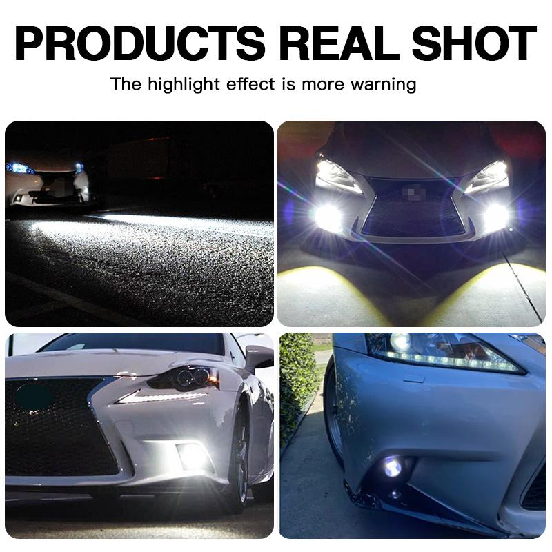 2PCS LED Front Fog Light For Lexus IS250 2014-2015 IS350 2014-2016 IS200t  IS300 2016 Headlight LED Daytime Running Lights DRL