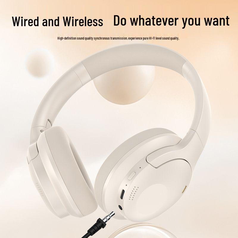ANC Wireless Over-Ear Headphones: Active Noise Cancelling, Super Bass, Long Battery Life, Bluetooth