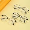 0 -0.5 -1.0 To -6.0 Metal Women Men Round Myopia Glasses Finished Vintage Student Prescription Glasses For The Nearsighted