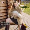 Xiangying Faux Fur Retro Winter Coat