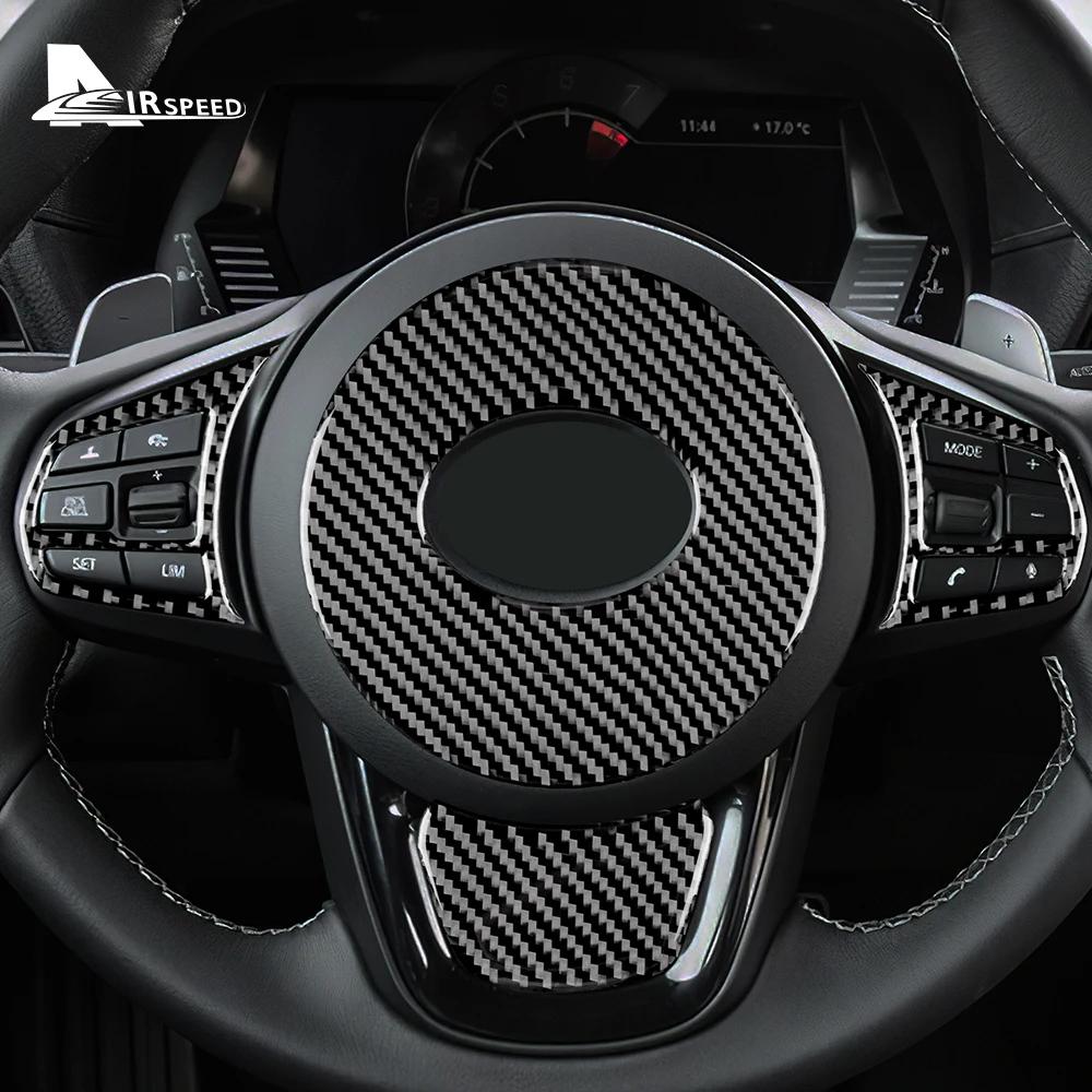 Real Soft Carbon Fiber Steering Wheel Wrap for Toyota Supra GR A90 A91 MK5 2019 2020 2021 2022 2023 2024 2025 Car Interior Decor