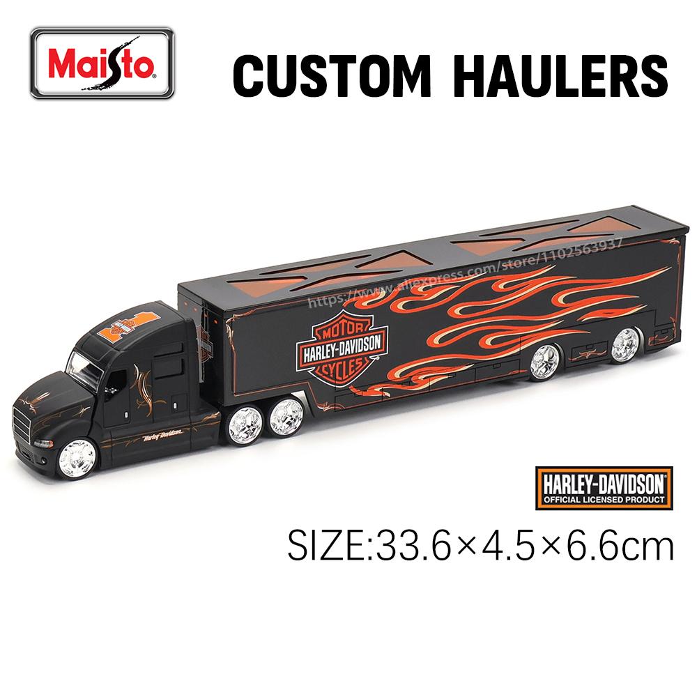 Maisto 1:64 MACK Anthem LoneStar UP Transport Casting Manufacturing Trailer Model Simulation Model Alloy Car Collection