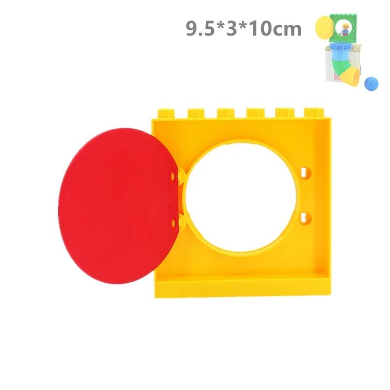 Große Bausteine Verrückte Murmelbahn Rutsche Pipeline Kugel Kompatible Große Steine Labyrinthspiel Kinder Kinder Montessori Spielzeug