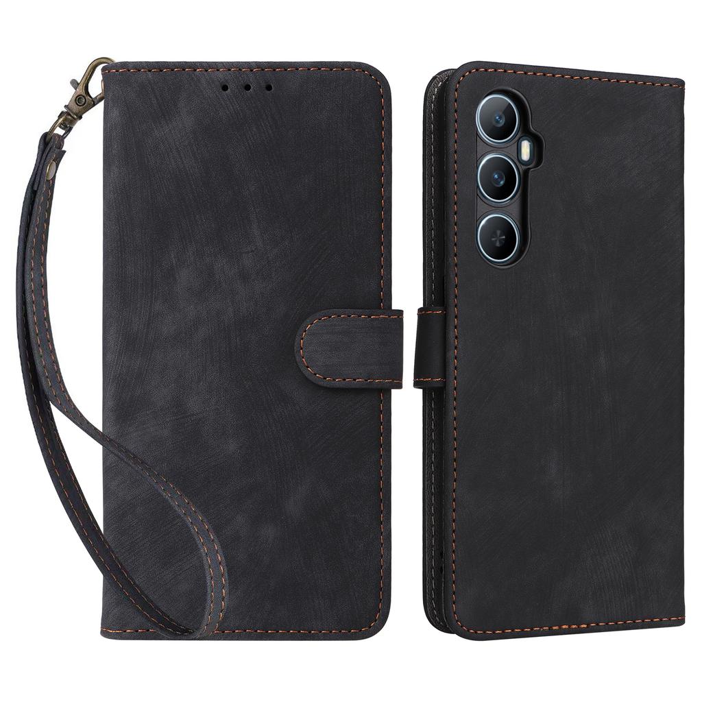 For Realme C65 4G Case RFID Blocking Phone Stand Cover with Magnetic Closure