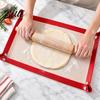 Convertible Grill Pan Mat Silicone Baking with Corner Clips Reusable Pastry Rolling Dishwasher Safe Roasting Mat Kitchen Countertop Protector