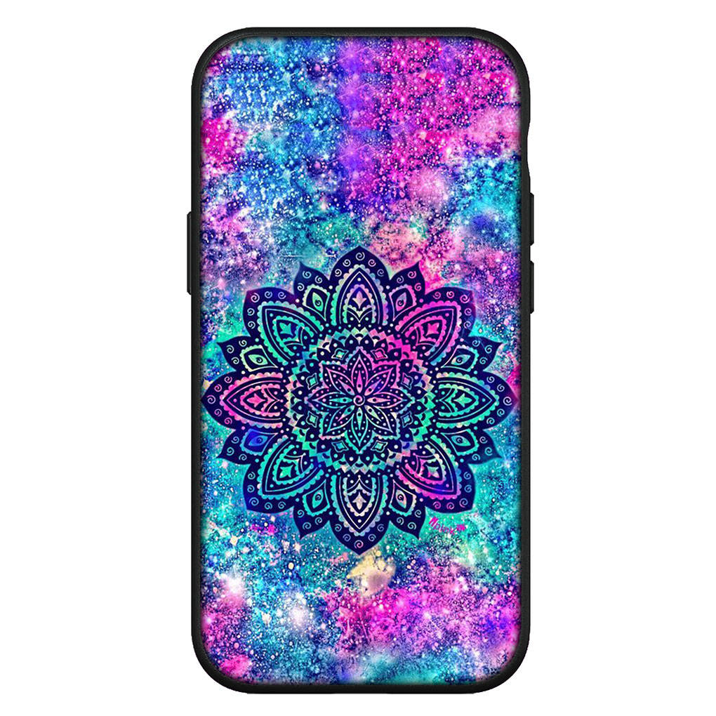 

Чехол для iPhone 16 15 Xiaomi Redmi Note 14 13 12 11 Pro Max 16e Samsung Galaxy S25 S24 S23 Moto OPPO Huawei Floral Paisley Mandala Flower Phone Case for iPhone XR экрю