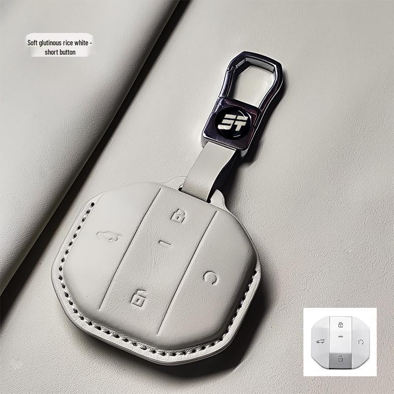 Chery Jetour Traveler Key Cover - Genuine Leather Shell for Shanhai T2 & T1