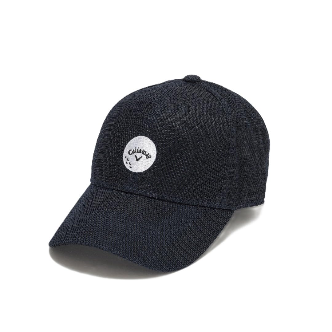 Mesh Cap with Long Functional Sweatband and Golf Ball [Callaway] Brim, (Moisture-wicking Quick-drying), Design, Golf, C26191107, Men s