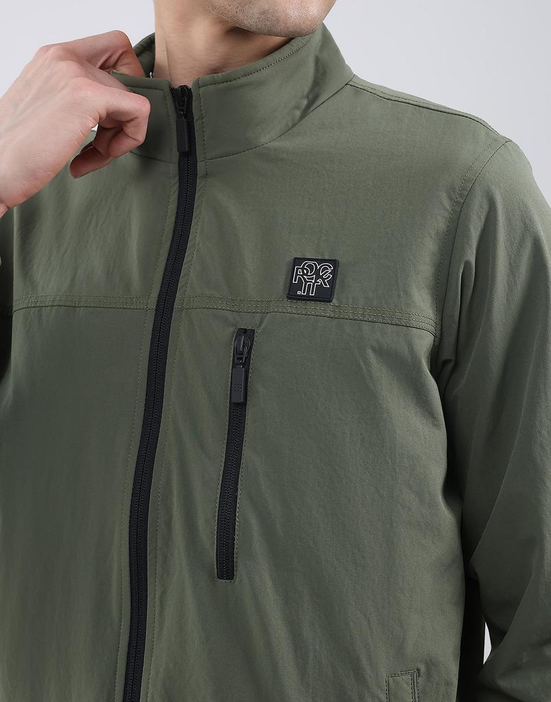 Rock it Men's Mock Neck Full Sleeves Jacket