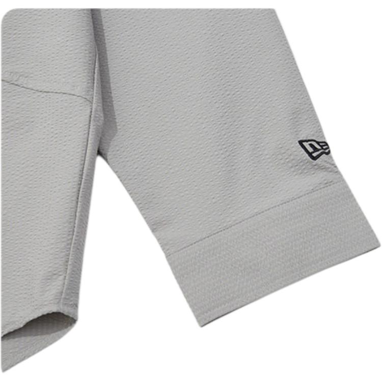 New Era SS26 Cute Pet Series MLB New York Yankees Simple Embroidered Logo Bubble Fabric Breathable Polo Long Sleeve Shirt Unisex shirts 14905176