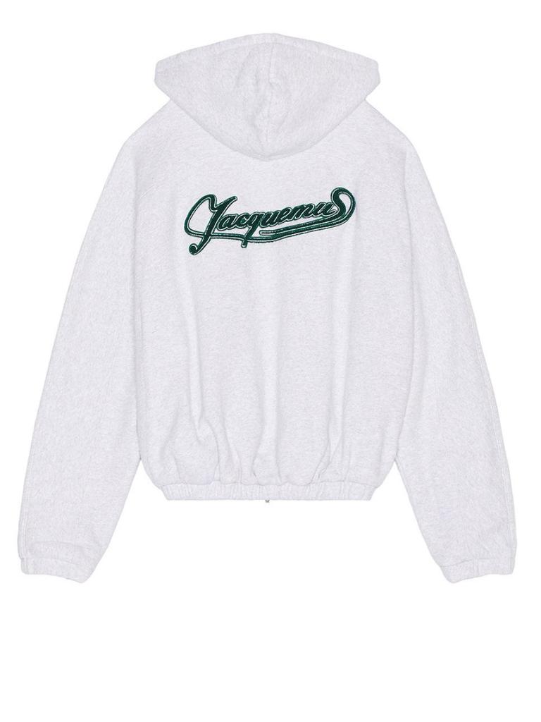 Erhältlich: Frühherbst 2025 Jacquemus Unisex Langarm Locker Geschnitten Reißverschluss Hoodie