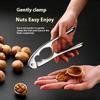 Stainless Steel Manual Nut Cracker Kitchen Gadgets High Quality Walnut Opener 2 Styles with Non-slip Handle for Household