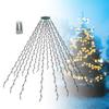 Christmas Tree Lights with Ring 8 Flashing Modes for Outdoor Decoration Yard