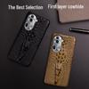 OPPO Reno7/7PRO Cowhide Dragon Head Pattern Leather Protective Cover.