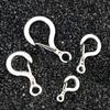 Carabiner Clip Pendant Clasps Spring Ring Jewelry Clasps Titanium Alloy Necklace Connector for Jewelry Bracelet Making